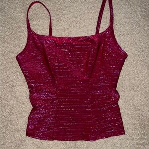 Pink Sparkly Blue Women's Top